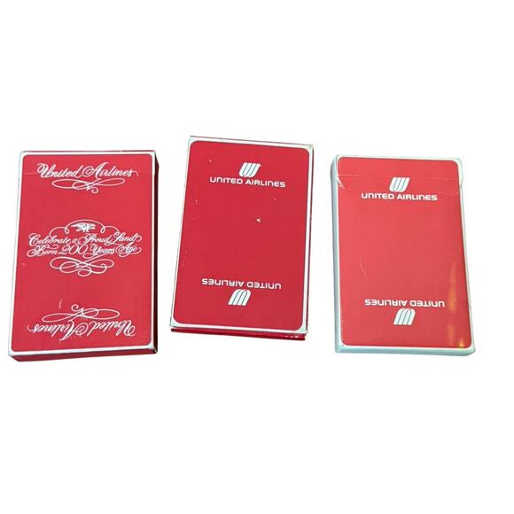 VTG American United Airlines Aviation Playing Cards Ford Some Sealed READ NOTE - Picture 3 of 6
